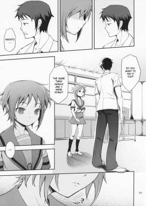 (C72) [Wechselhaft (Kima-gray)] Secret Eyes - She said ''So...'' (The Melancholy of Haruhi Suzumiya) [English] [redCoMet] [Decensored] - Page 10