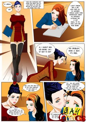 Lesbian Shemale Gang-bang - Page 1
