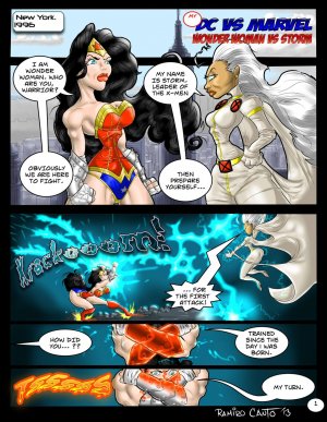 Wonder Woman vs Storm- DC vs Marvel - Page 1
