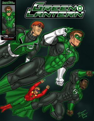 Green Lantern- Iceman Blue - Page 1