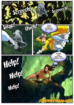 300px x 424px - Tarzan and Jane's Hot Jungle Games - blowjob porn comics | Eggporncomics