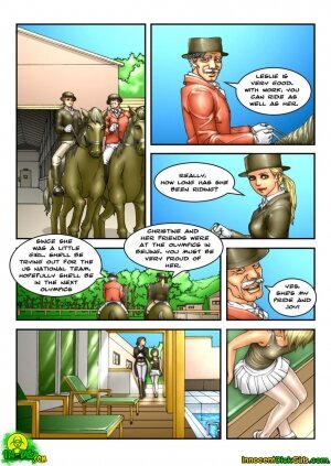 Riding Lesson- Innocent Dickgirls - Page 4