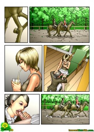 Riding Lesson- Innocent Dickgirls - Page 6