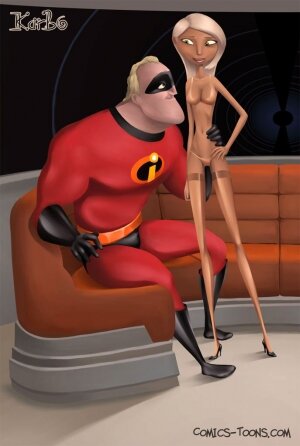The Incredibles- Mirage and Bob Parr - Dad Daughter porn comics |  Eggporncomics