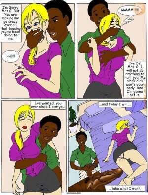 My Best Friends Hot Mom- illustrated interracial - Page 4