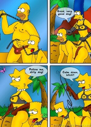 Simpsons meets Flintstones- Drawn sex - Page 5