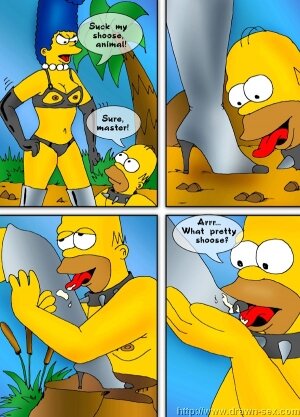 Simpsons meets Flintstones- Drawn sex - Page 6