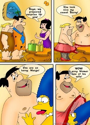 Simpsons meets Flintstones- Drawn sex - Page 10