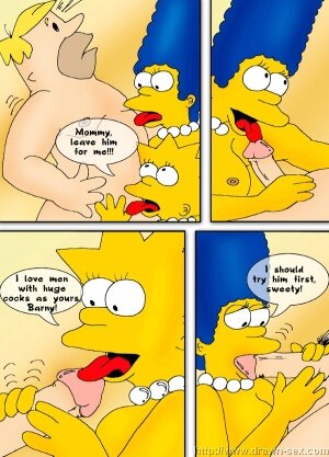 Simpsons meets Flintstones- Drawn sex - Page 11