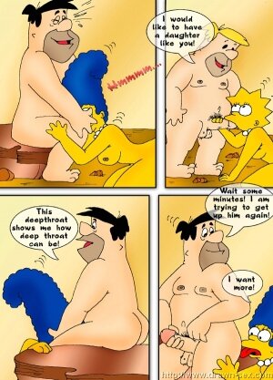 Simpsons meets Flintstones- Drawn sex - Page 12