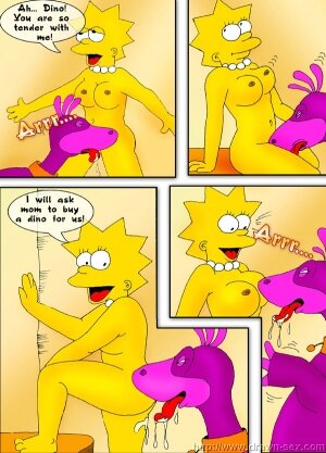 Simpsons meets Flintstones- Drawn sex - Page 18