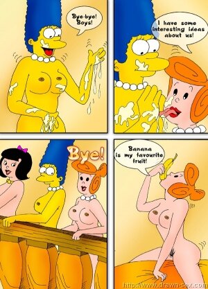 Simpsons meets Flintstones- Drawn sex - Page 19