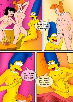 Simpsons meets Flintstones- Drawn sex - Page 20