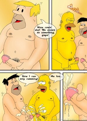 Simpsons meets Flintstones- Drawn sex - Page 25