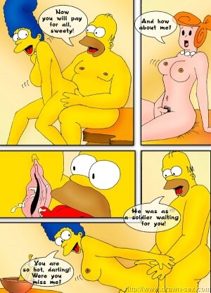 Simpsons meets Flintstones- Drawn sex - Page 28