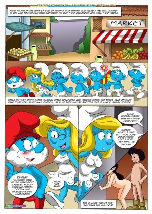 The Smurfs 2 Lesbian Porn - Blue Light District-The Smurfs - cartoon porn comics | Eggporncomics