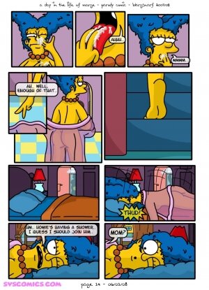 A Day in Life of Marge (The Simpsons) - Page 15