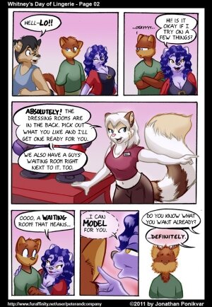 Whitney’s Day of Lingerie - Page 1