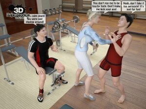 2 Guys [email protected] chick in gym - Page 4