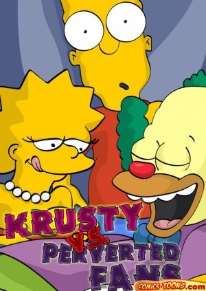 Krusty Vs Perverted Fans (The Simpsons) - Page 1