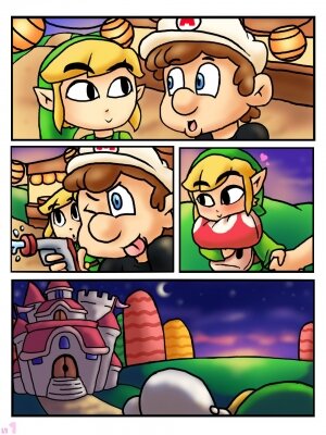 First Kiss (Legend of Zelda,Super Mario Bros) - Page 1