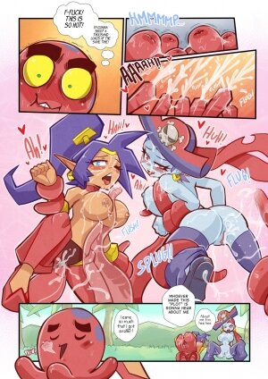 Shantae & Risky - Half Dressed Heroines - Page 8