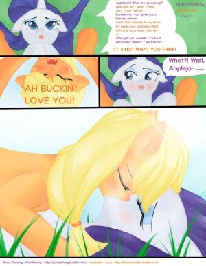 rarity and applejack porn comic - Page 2