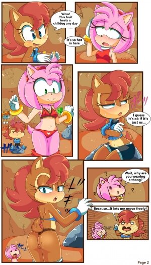Sally and Amy in The Forbidden Fruit - Page 3