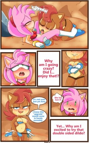 Sally and Amy in The Forbidden Fruit - Page 7