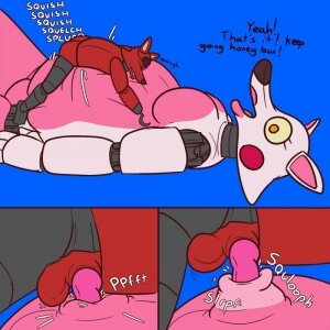 Foxy & Mangle Belly Cum Inflation - Page 5