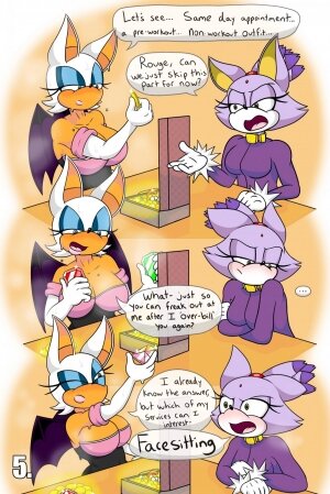 Rouge and Blaze in: House Call - Page 5