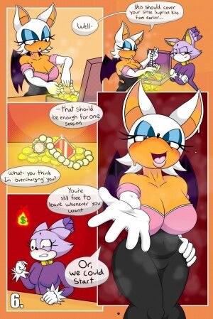 Rouge and Blaze in: House Call - Page 6