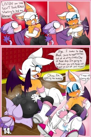 Rouge and Blaze in: House Call - Page 14