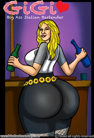 Gigi â€“ Big Ass Italian Bartender 1 - Big Boobs porn comics | Eggporncomics