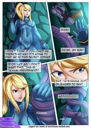 Samus Aran's Alien Impregnation Creampie Fucktime - Page 5