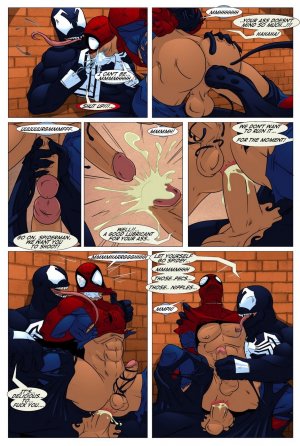 venom and spiderman gay porn comic