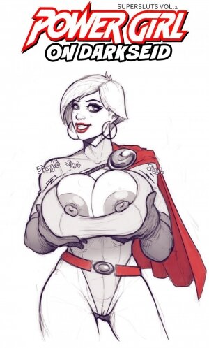 Power girl on Darkseid - Page 1