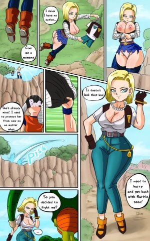 Android 18 meets Krillin - Page 7