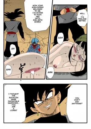 BLACK DEFEATS THE HERO OF THE FUTURE! THE SACRIFICE OF THE FAITHFUL BRIDE![Colorized] - Page 9