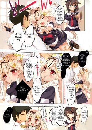 Yuudachi Loves Admiral-san Very Much, Poi! - Page 3