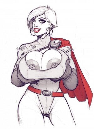 Power girl on Darkseid - Page 4