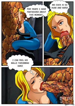 Invisible Woman gangbanged by the rest of the Fantastic Four - Page 2