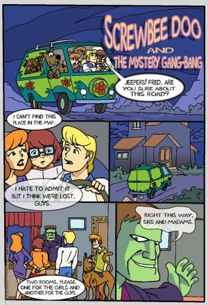 SCREWBEE DOO- MYSTERY GANG BANG - Page 1