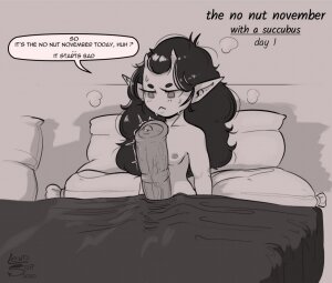 No Nut November with a succubus - Page 1