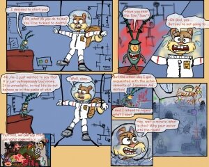 Sandy Cheeks fucked Plankton (Spongebob Squarepants) - Page 3