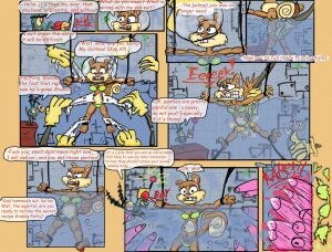 Sandy Cheeks fucked Plankton (Spongebob Squarepants) - Page 4