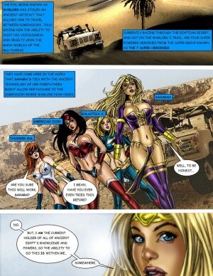 9 Superheroines Vs Warlord - Page 1