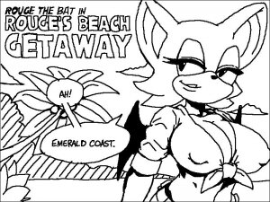 Rouge's Beach Getaway - Page 1