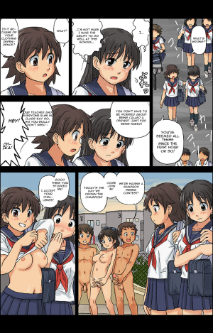 Hadakanbo Education - Schoolgirls' Breasts are Exposed!? Naked Health Lesson - Page 10