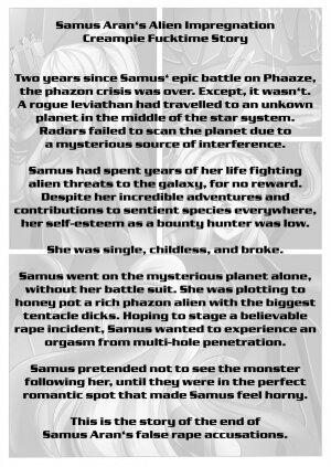 Samus Aran's Alien Impregnation Creampie Fucktime - Page 2
